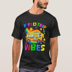 Groovy Field Trip Vibes Field Day Student Boys Gir T-Shirt