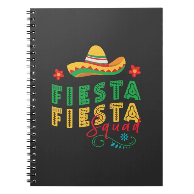 Groovy Fiesta Squad Notebook (Front)