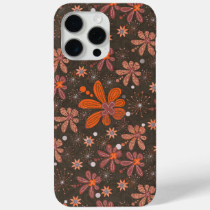 Groovy floral chocolate  Case-Mate iPhone case