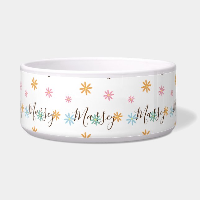 Groovy Floral Name Pattern      (Front)