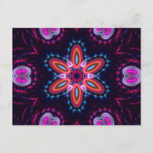 Groovy Flower of Life Postcard