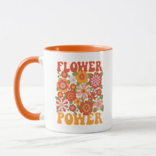 Groovy Flower Power Graphic Mug