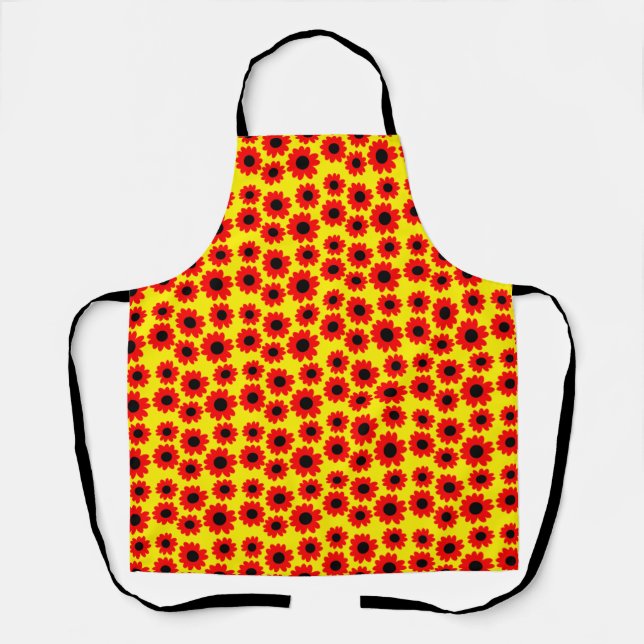 Groovy Flowers Apron (Front)