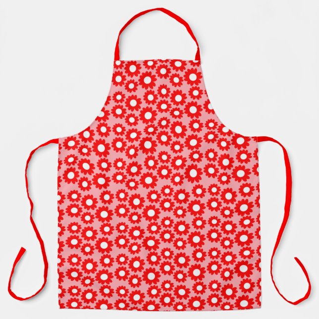 Groovy Flowers Apron (Front)