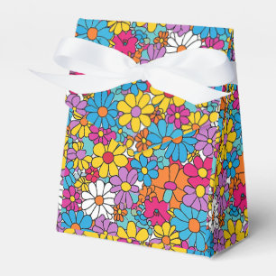 Groovy Flowers Doodle Favour Box