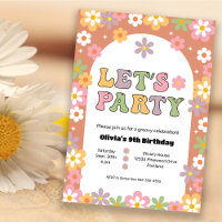 Groovy Flowers Girl's Hippie Birthday Party