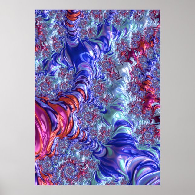 Groovy Fractal Poster (Front)