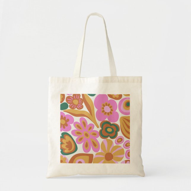 Groovy Garden Tote Bag (Front)