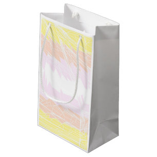 Groovy Geometric Abstract Pangender Pride Flag Small Gift Bag