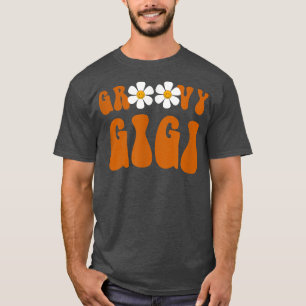 Groovy Gigi Retro Grand Mum Birthday Party Pregnan T-Shirt