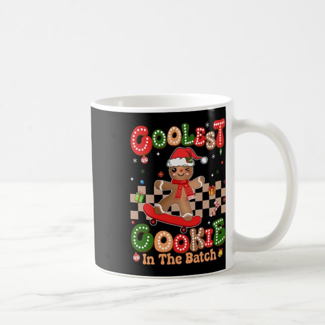 Groovy Gingerbread Coolest Cookie In The Batch Chr Coffee Mug (Right)