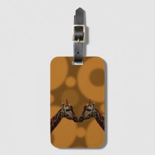 Groovy Giraffe A Go Go,   Luggage Tag