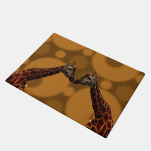 Groovy Giraffes A Go Go,  Doormat