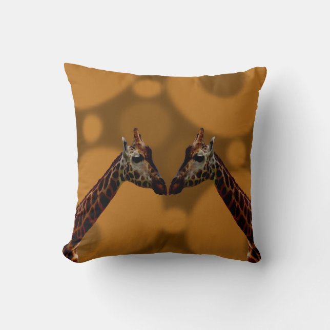Groovy Giraffes Reversible Cushion (Front)