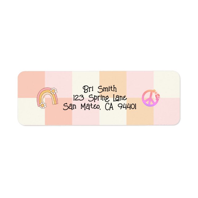 Groovy Girls Return Address Label (Front)