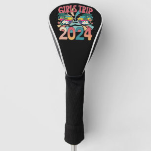 Groovy Girls Trip 2024 Weekend Summer Beach  Golf Head Cover