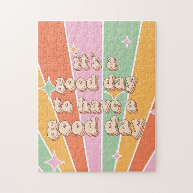 Groovy Good Day Inspired Puzzle (Vertical)