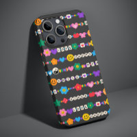 Groovy Good Vibes Love Smile Retro Beads