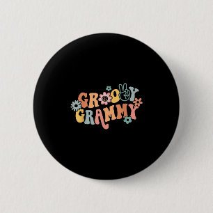 Groovy Grammy One Thankful Grammy Valentines Day M 6 Cm Round Badge