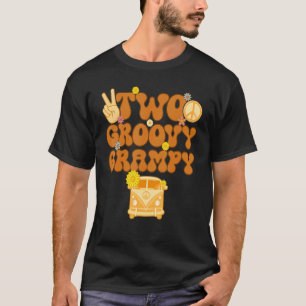 Groovy Grampy Retro Matching Family Baby Shower Fa T-Shirt