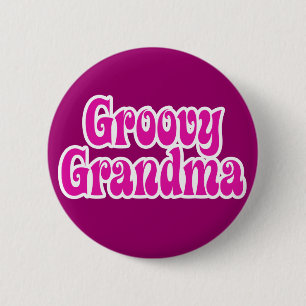 Groovy Grandma 6 Cm Round Badge