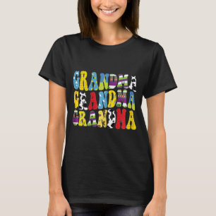 Groovy Grandma Matching Family Birthday Mother#39; T-Shirt