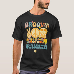 Groovy Grandma Retro Matching Family Baby Shower M T-Shirt