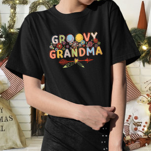 Groovy Grandma Shirt,Funny Groovy Grandma T-Shirt