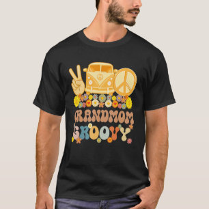 Groovy Grandmom Hippie Peace Retro Matching Party T-Shirt