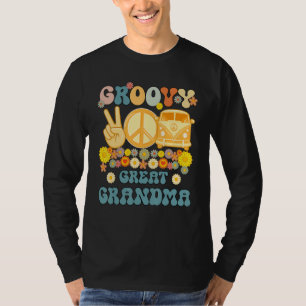 Groovy Great Grandma Retro Matching Family Baby Sh T-Shirt