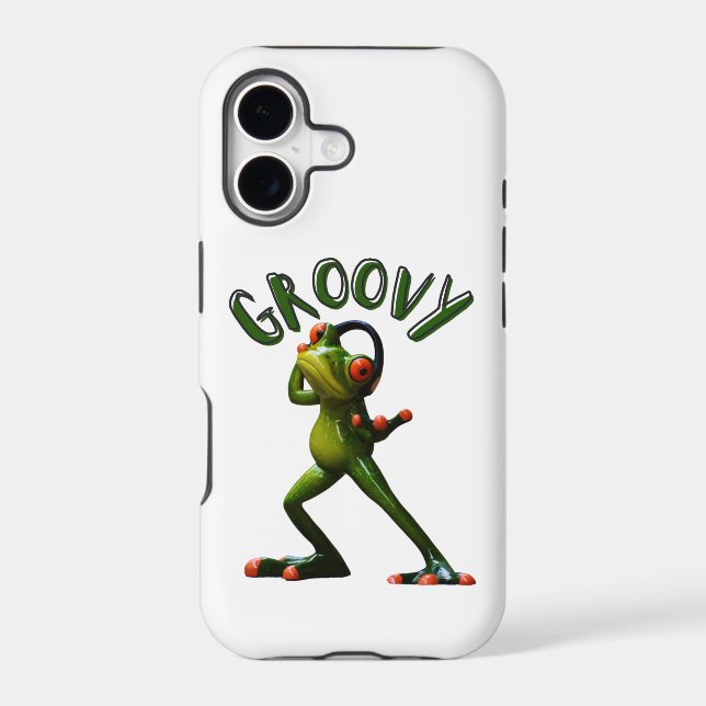 Groovy Green Frog (Back)