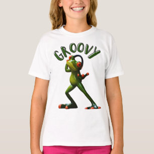 Groovy Green Frog T-Shirt