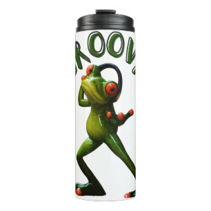 Groovy Green Frog Thermal Tumbler