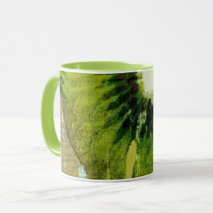 Groovy Green Kiwi Tie Dye Mug