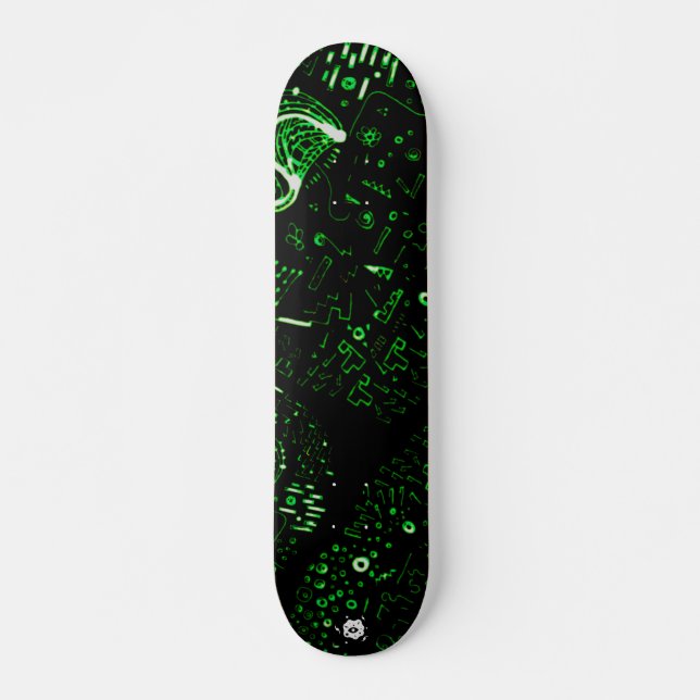 Groovy Green Skateboard (Front)