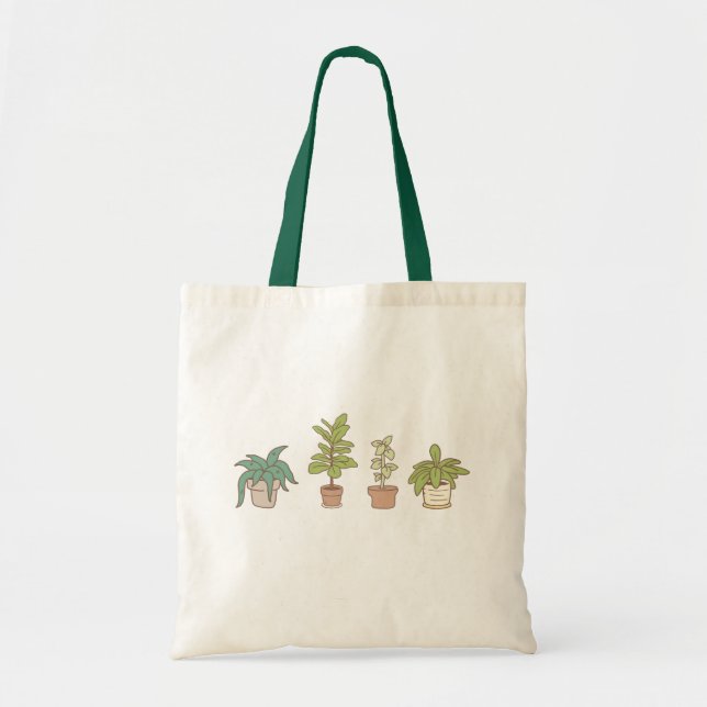 Groovy Greens Tote Bag (Front)