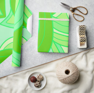 Groovy Greens Wrapping Paper