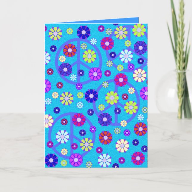 GROOVY GREETING CARDS - CUSTOMIZABLE - FLOWERS (Front)