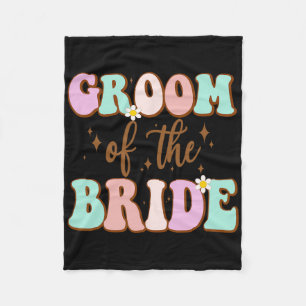 Groovy Groom Of The Bride Wedding Shower Mum From  Fleece Blanket