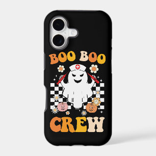 Groovy Halloween Boo Boo Crew Nurse Ghost