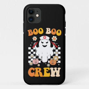 Groovy Halloween Boo Boo Crew Nurse Ghost iPhone 11 Case