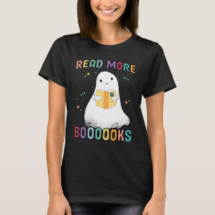 Groovy Halloween Booooks Ghost Boo Read More Books T-Shirt