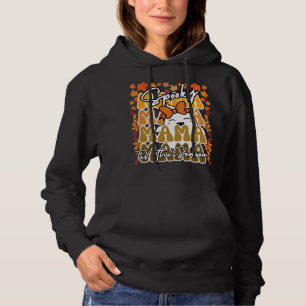 Groovy Halloween Mama fall cute ghost f funny hal Hoodie