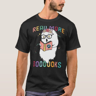 Groovy Halloween Read More Books Cute Boo read a b T-Shirt