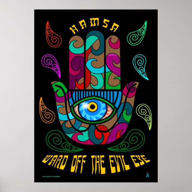 Groovy Hamsa Poster (Front)
