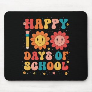 Groovy Happy 100 Days Of School Teacher 100th Day  Mouse Pad
