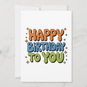 Groovy Happy Birthday
