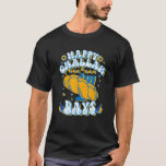 Groovy Happy Challah Days Hanukkah Chanukah Jewish T-Shirt<br><div class="desc">Groovy Happy Challah Days Hanukkah Chanukah Jewish Holiday.</div>