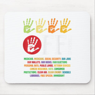 Groovy Happy Valentines Day Mens Womens Couple Mat Mouse Pad