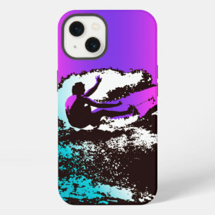 Groovy Hawaiian Surfer 1960s Retro Graphic iPhone Case